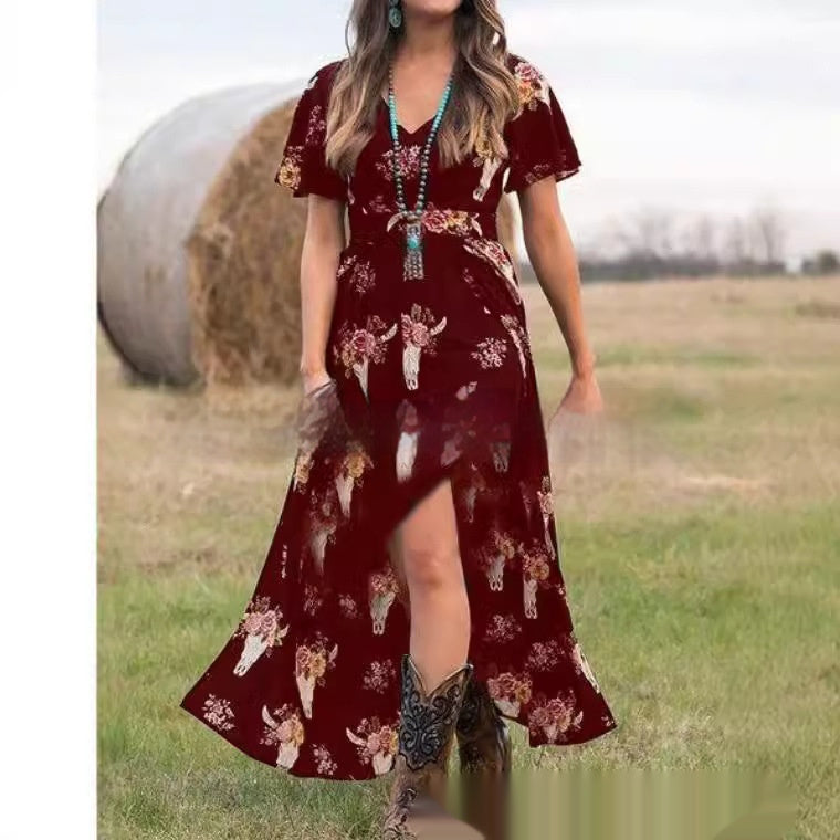 women's large swing dress, view 5 - MRSLM