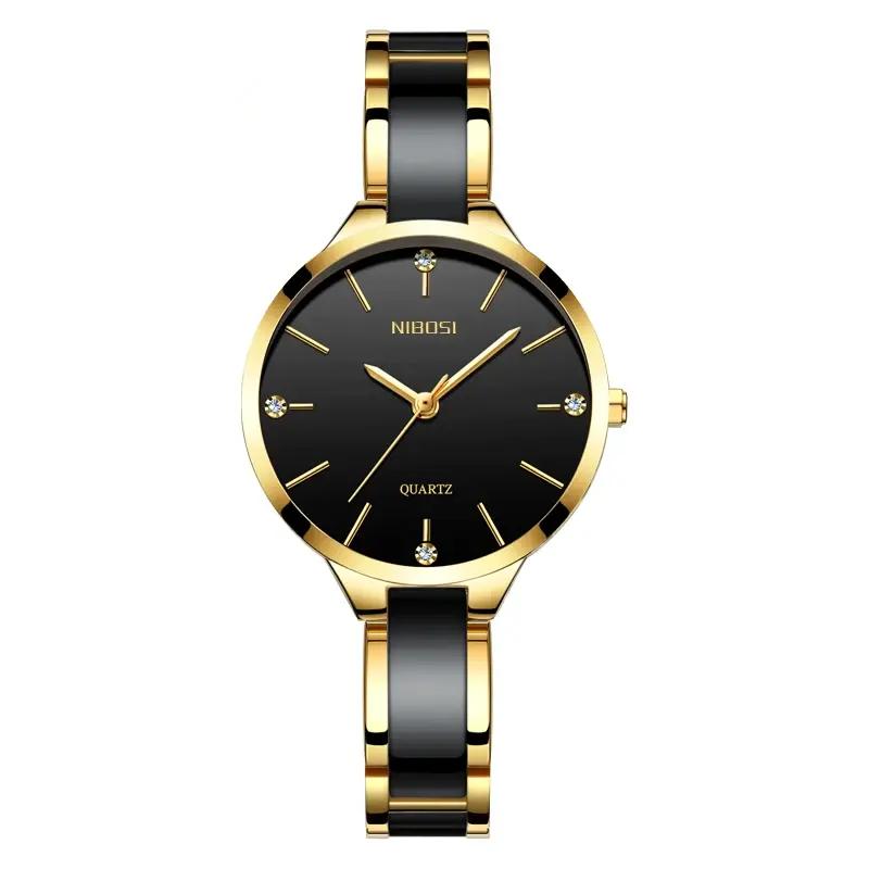 women's ceramic bracelet quartz watch, view 2 - MRSLM