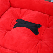 cozy plush dog bed, view 9 - MRSLM