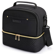 double-decker insulated lunch bag, view 3 - MRSLM