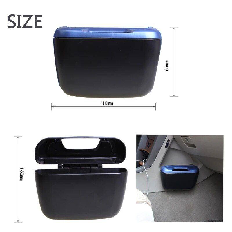 car side door storage trash bin, view 6 - MRSLM