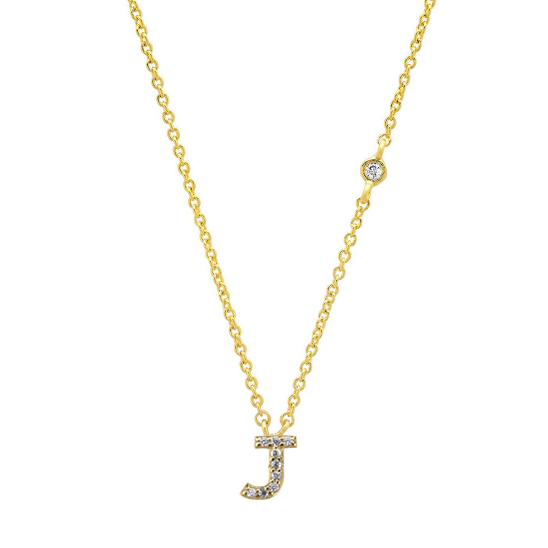 letter pendant necklace, view 21 - MRSLM