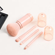 telescopic 4 in 1 makeup brushes set, view 5 - MRSLM