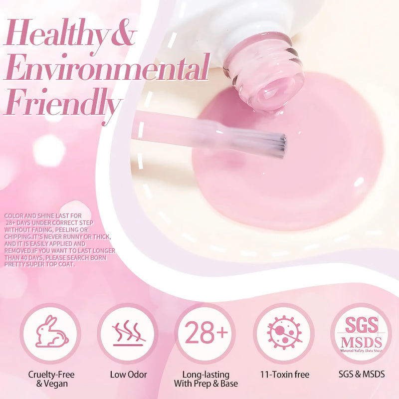 jelly gel nail polish set 6 colors, view 6 - MRSLM
