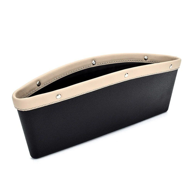 PU leather car seat gap organizer, view 4 - MRSLM