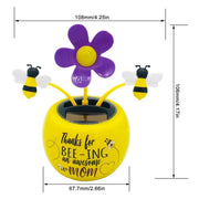 solar dancing flower bobblehead, view 5 - MRSLM
