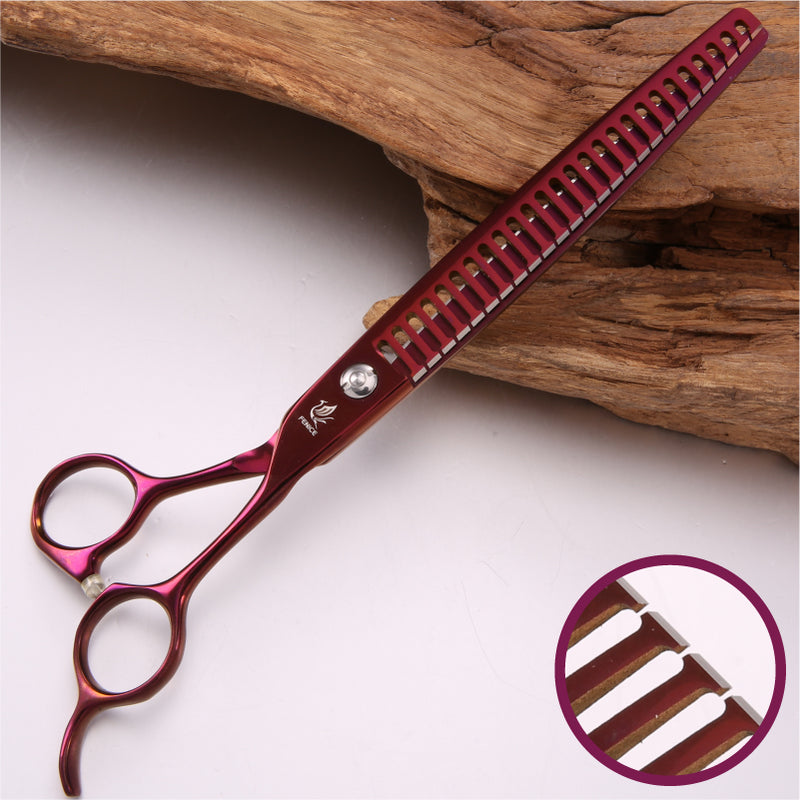 titanium-coated thinning shears for pets, view 4 - MRSLM