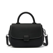 leather crossbody saddle bag, view 3 - MRSLM