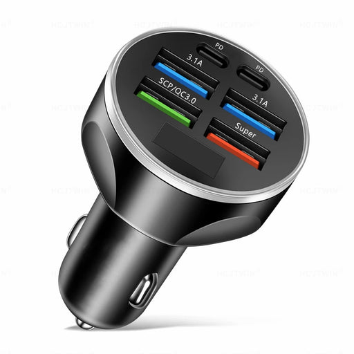 6-in-1 fast car charger - MRSLM