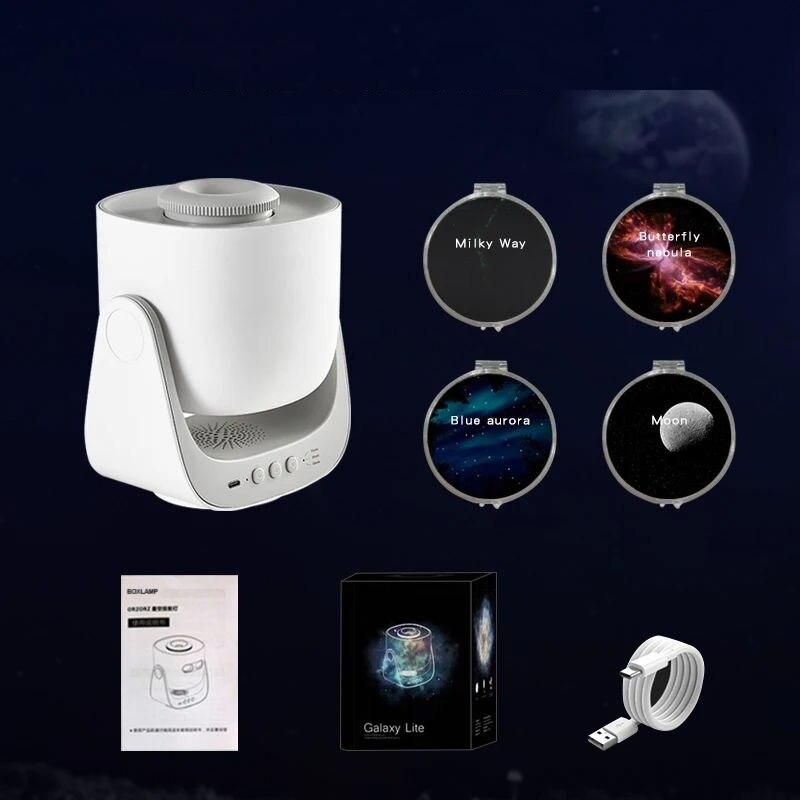 Galaxy sky LED night light projector, view 3 - MRSLM