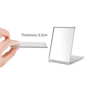 aluminum folding pocket mirror, view 10 - MRSLM