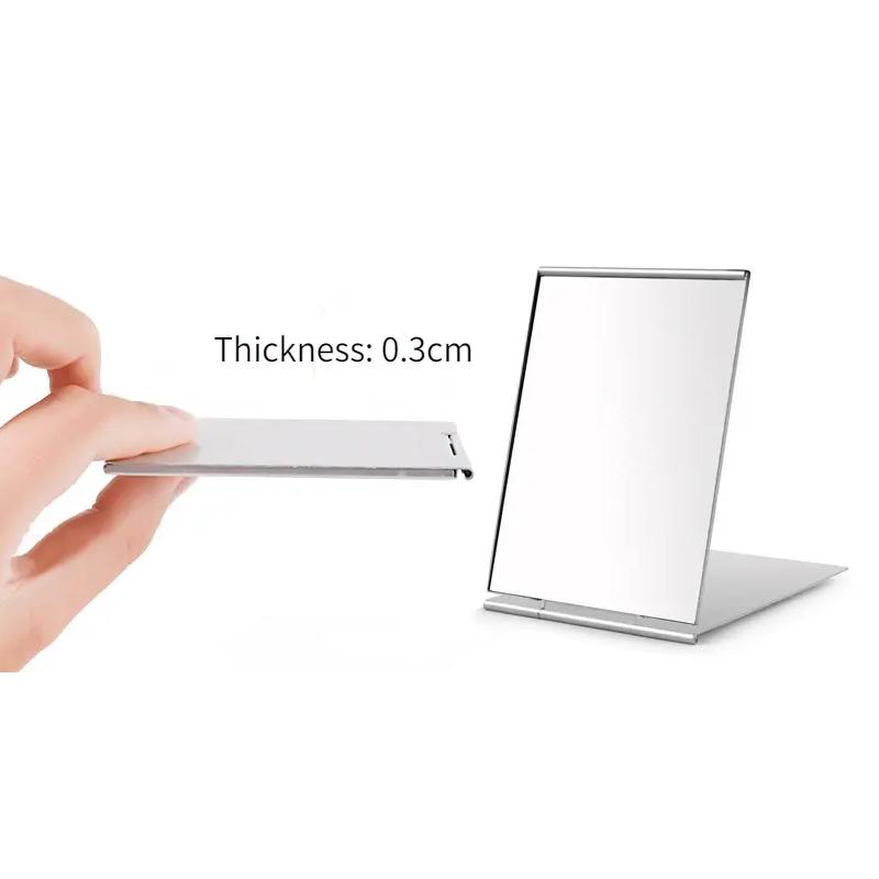 aluminum folding pocket mirror, view 10 - MRSLM