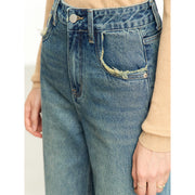 loose fit women's office jeans, view 7 - MRSLM