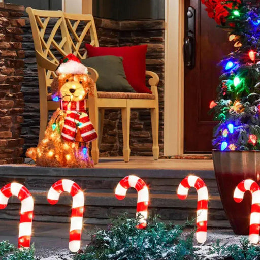 acrylic Christmas dog ground plug decoration - MRSLM