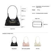 genuine leather crossbody tote bag, view 2 - MRSLM