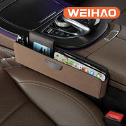 luxe car seat gap filler and organizer, view 6 - MRSLM