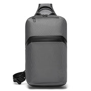 Men's Oxford cloth messenger bag, view 4 - MRSLM