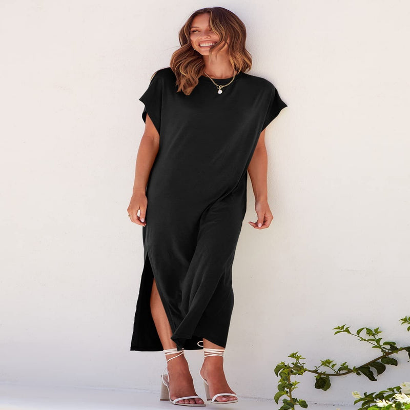 casual loose beach dress, view 2 - MRSLM
