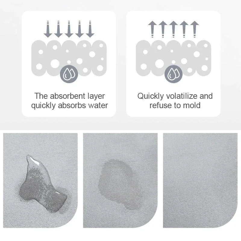 diatomite bathroom mat, view 11 - MRSLM