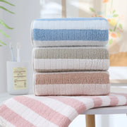 coral fleece dishcloth and bath towel, view 9 - MRSLM