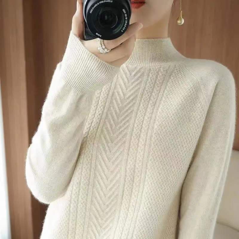 women's short knit base sweater - MRSLM