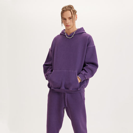 washed padded hooded sweatshirt - MRSLM