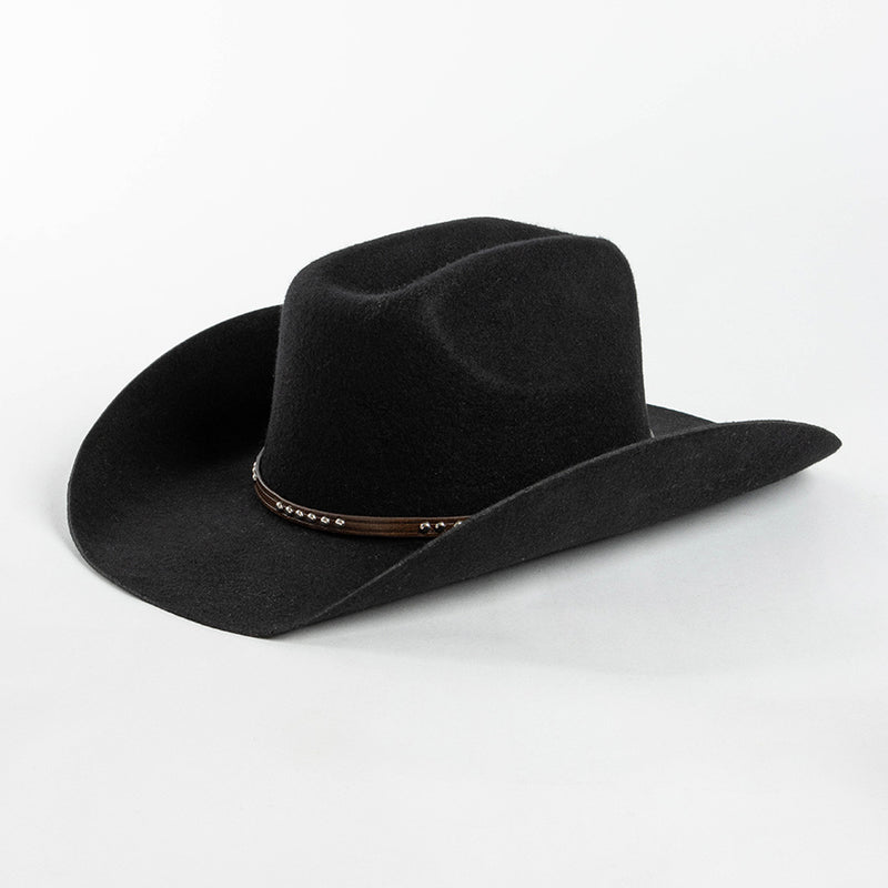 men's casual wool hat with rivet belt, view 9 - MRSLM
