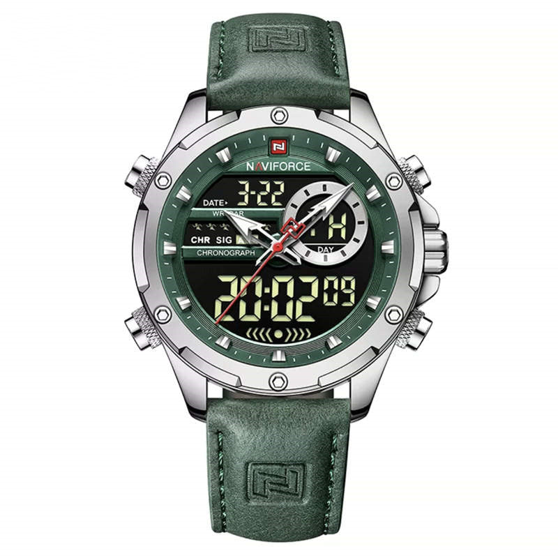 men's dual display multifunction watch, view 2 - MRSLM