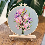 flower embroidery kit for beginners, view 10 - MRSLM