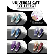 magnetic cat eye gel nail polish set, view 4 - MRSLM