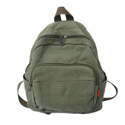 retro wash canvas backpack, view 8 - MRSLM