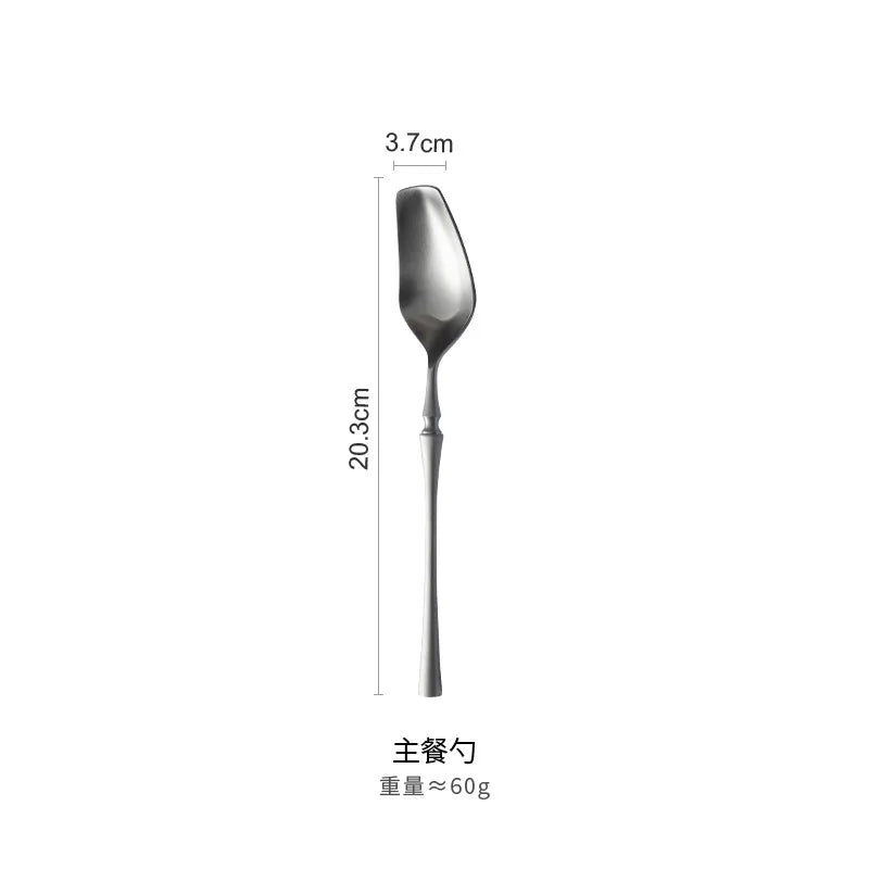 stainless steel western cutlery set, view 11 - MRSLM
