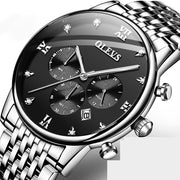 men's chronograph quartz watch night light, view 3 - MRSLM