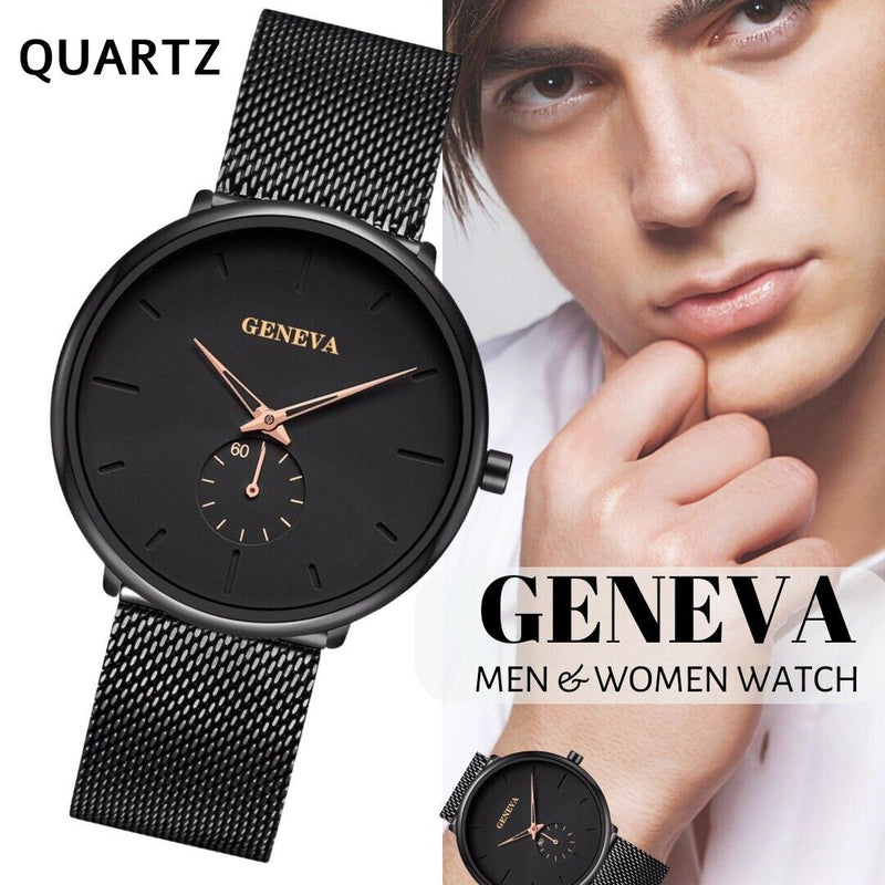 men's minimalist ultra thin quartz watch, view 7 - MRSLM
