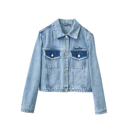 loose denim jacket, view 2 - MRSLM
