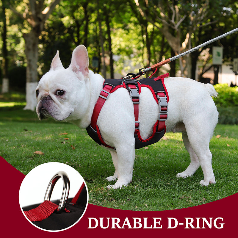 waterproof breathable dog harness, view 4 - MRSLM