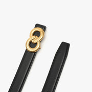 women's genuine leather double-ring belt, view 9 - MRSLM