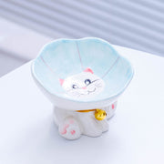 cute ceramic cat and dog bowl, view 5 - MRSLM