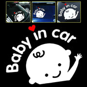Baby on board 3D cartoon car sticker, view 6 - MRSLM