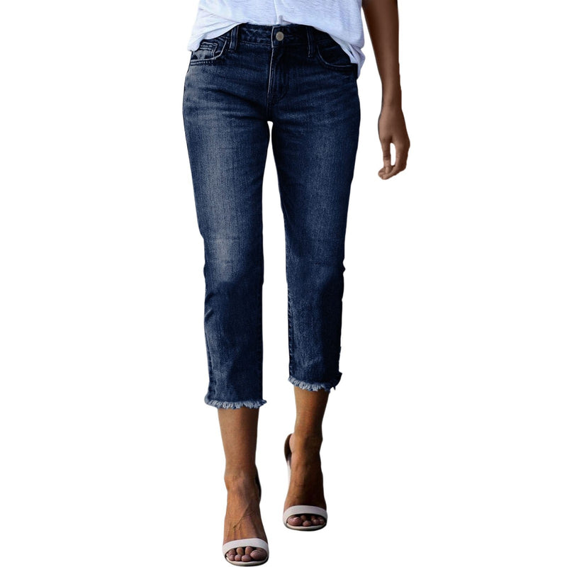 Women's retro slim-fit stretch jeans, view 6 - MRSLM