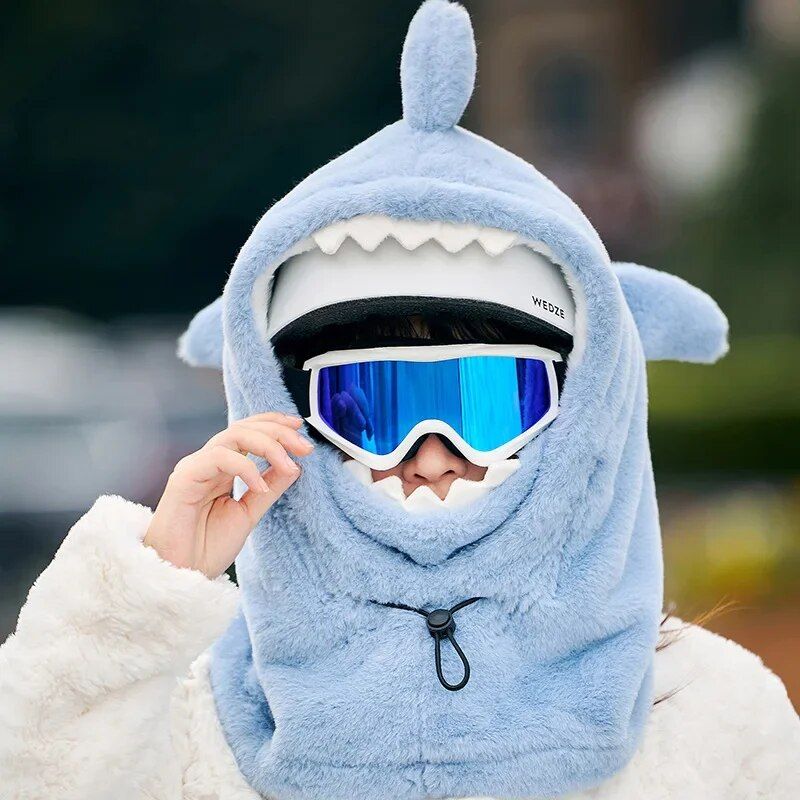 shark ski helmet cover, view 6 - MRSLM