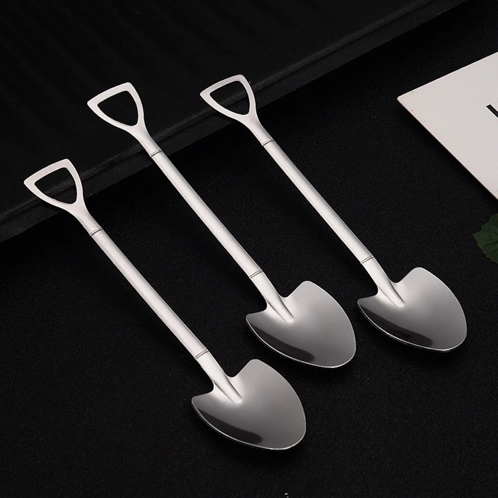 Luxury Stainless Steel Shovel Spoons Set