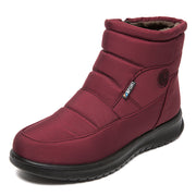 Women's warm lined flat snow boots, view 10 - MRSLM