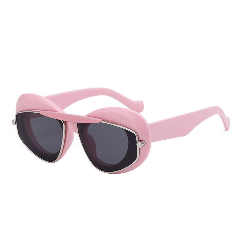 Geometric double frame sunglasses, view 7 - MRSLM