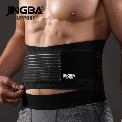 men's waist and back support fitness belt, view 2 - MRSLM