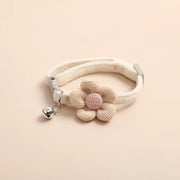 adjustable pet collar with bell, view 4 - MRSLM