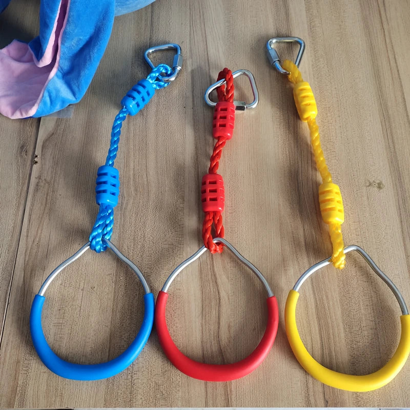 kids adjustable gymnastic ring swing, view 2 - MRSLM