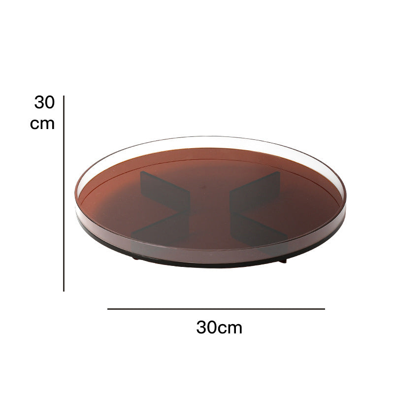 nordic acrylic round tray, view 3 - MRSLM