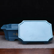 rectangular ceramic flower pot, view 3 - MRSLM