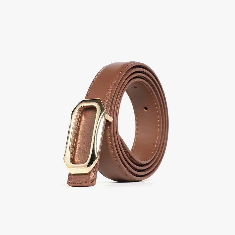 women's genuine cow leather belt, view 4 - MRSLM